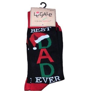 Best Dad Ever NWT Christmas socks